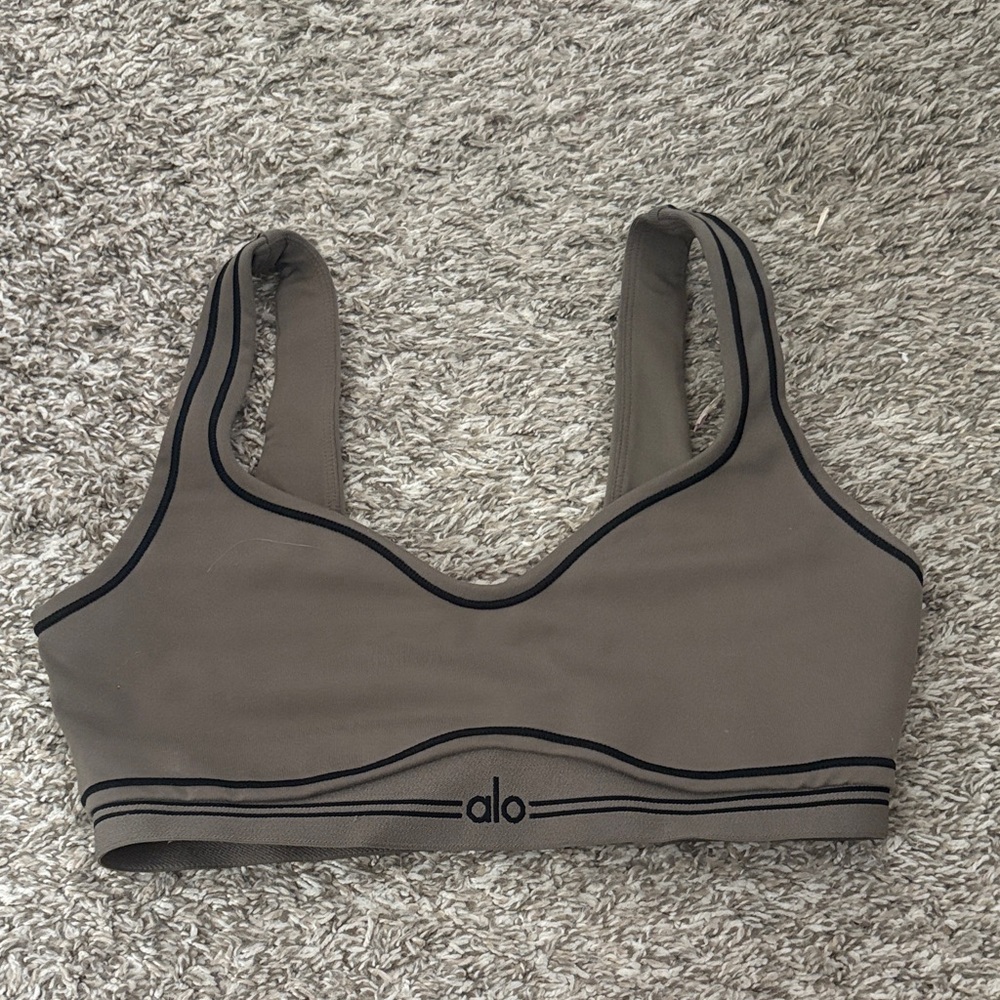 ALO Yoga Women's Brown Sports Bra
